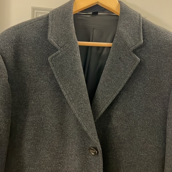 J Crew charcoal pea coat - Picture 2 of 6